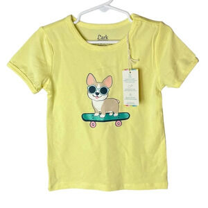 Lark Adventure Wear Toddler Dog Skateboard Graphic T-Shirt Size 3T New NWT